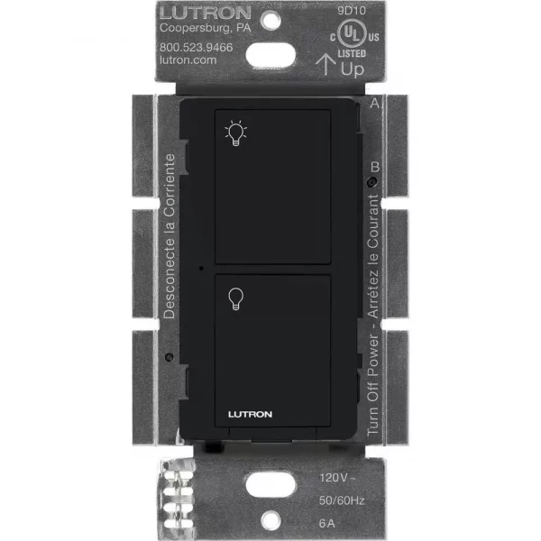 Apagador Caseta Negro