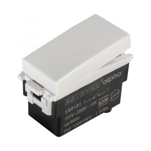 APAGADOR BLANCO SENCILLO ALPHA E90101