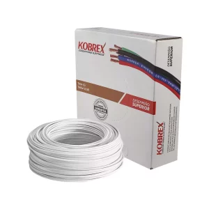 Cable Kobrex THW/THHW-LS calibre 16 color blanco en caja de 100 metros