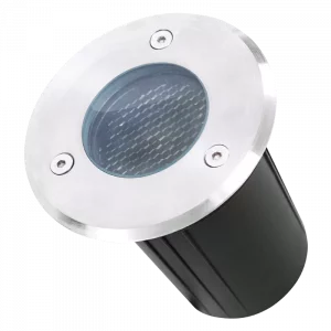 Luminario sumergible de acero inoxidable Megamex ESUL5C de 5W y luz cálida 3000K para albercas y fuentes.