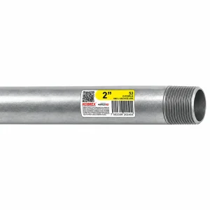 Tubo conduit de acero galvanizado de 2 pulgadas Kobrex etiqueta amarilla, SKU 1AMG0000023.