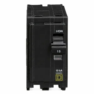 Interruptor termomagnético de 2 polos y 15 A SQD modelo QO215.