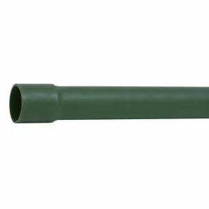 Tubo de PVC pesado verde de 1/2 pulgada para instalaciones eléctricas, modelo TPP0133.