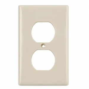Placa termoplástica para receptáculo dúplex color marfil modelo WD3132V.